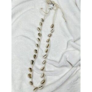 NEW Free People Maui Shell Necklace Bohemian Beach Neutral Resort Natural Sea